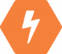 orange lightning icon