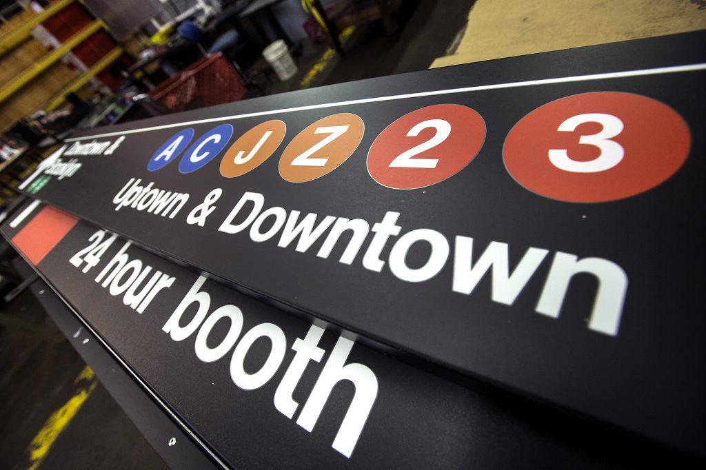 metro sign
