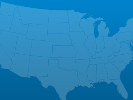 blue map usa